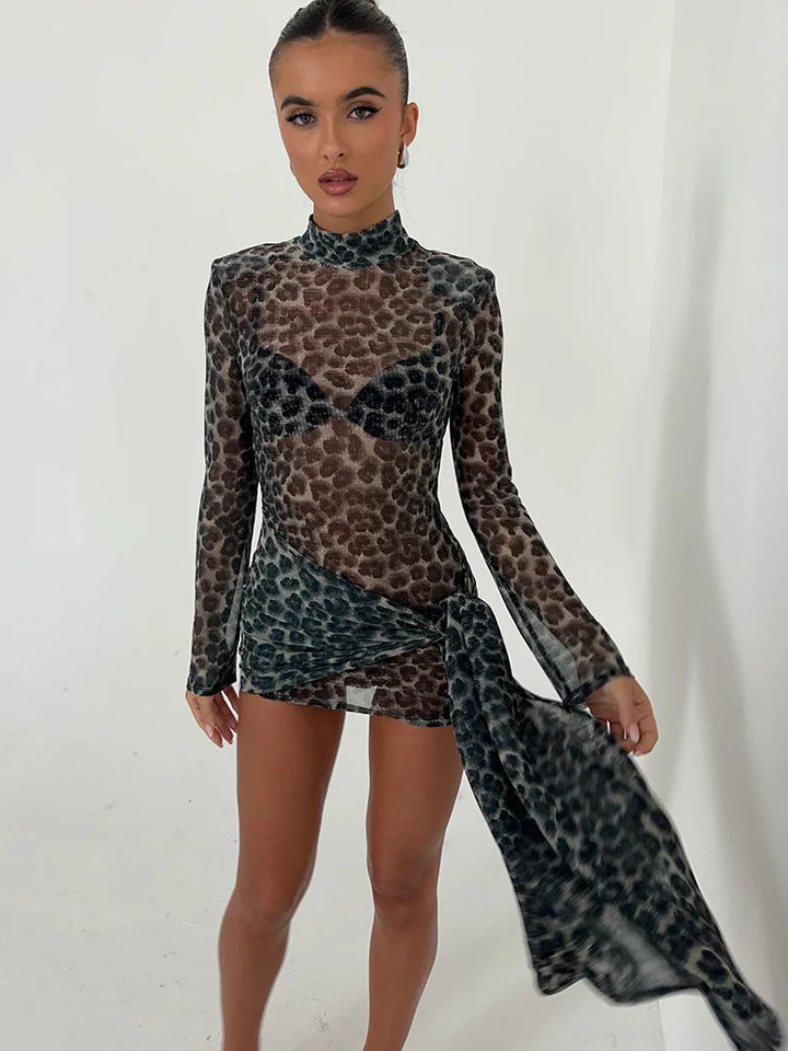 Avalon Leopard Print Dress