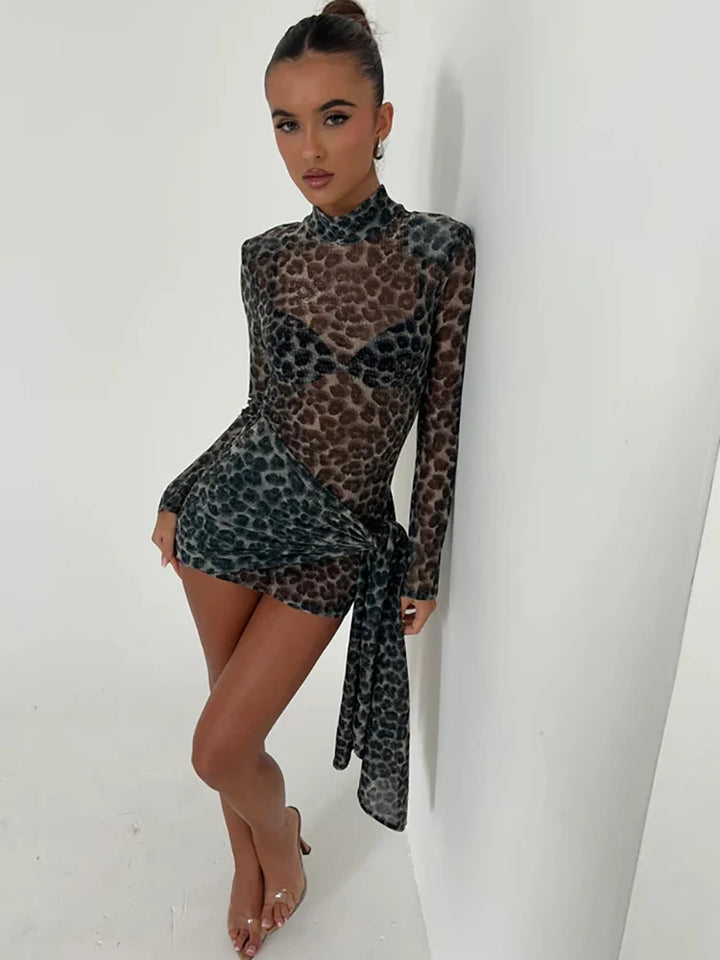 Avalon Leopard Print Dress